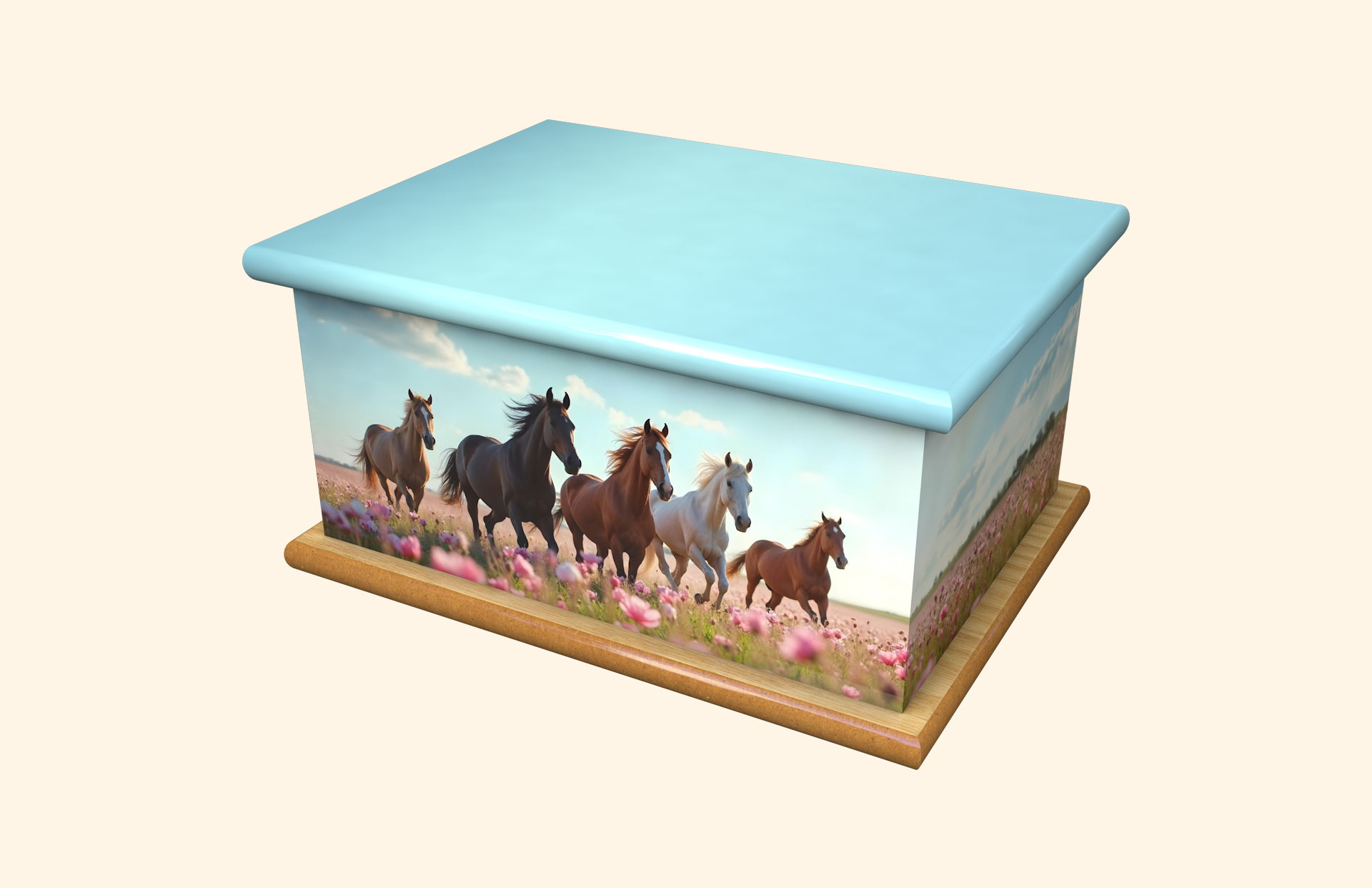 Penny Fairbairn adult ashes casket